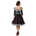 BELSIRA Premium Vintage Swing-Kleid (black-and-white)