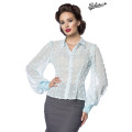 BELSIRA Vintage-Bluse (blau)