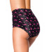 BELSIRA Badehöschen High Waist (black / pink)