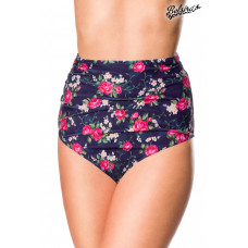 BELSIRA Badehöschen High Waist (Flower pattern)