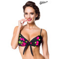 BELSIRA Swim Bra (schwarz / pink)