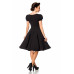 BELSIRA Kleid mit Puffärmeln (black)