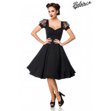 BELSIRA Kleid mit Puffärmeln (black)