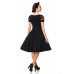 BELSIRA Kleid mit Puffärmeln (black)