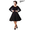 BELSIRA Retrokleid mit Cape (black)