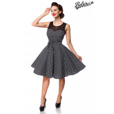 BELSIRA Kleid mit Dots (black-and-white)