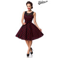 BELSIRA Kleid mit Dots (black red)