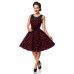 BELSIRA Kleid mit Dots (black red)