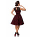 BELSIRA Kleid mit Dots (black red)