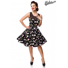 BELSIRA Kleid mit Dots (black / pink)