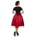 BELSIRA Kleid mit Punkten (black red)