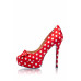 BELSIRA Retro Pumps (Red White)