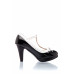 BELSIRA T-Strap Pumps (black-and-white)