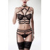 GREY VELVET 2-teiliges Harness Set von Grey Velvet (black)