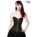 OCULTICA Brokat-Corsage (black)