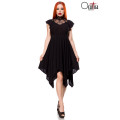 OCULTICA Kleid mit Spitzeneinsatz (black)